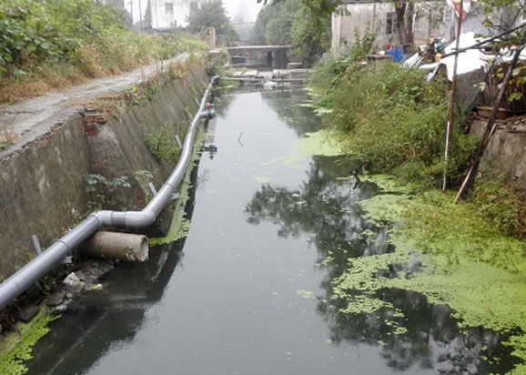 南京秦淮區(qū)果園河水體黑臭應急治理工程